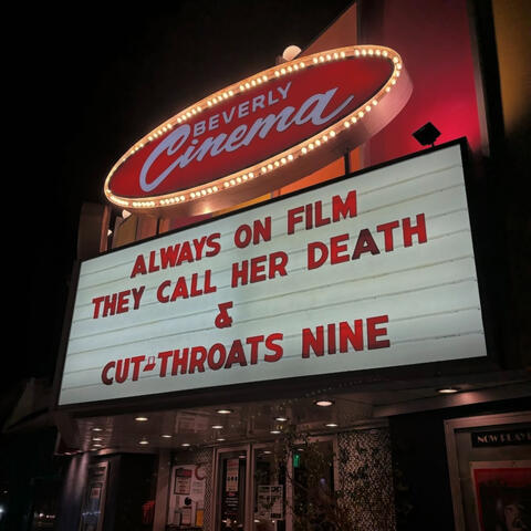 Sold Out Screening of TCHD at Quentin Tarantino's New Beverly Cinema, Los Angeles.